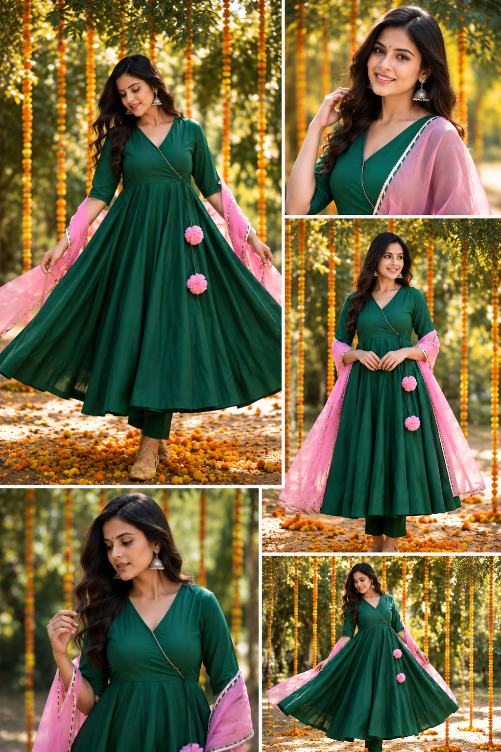 Emerald Grace Anarkali